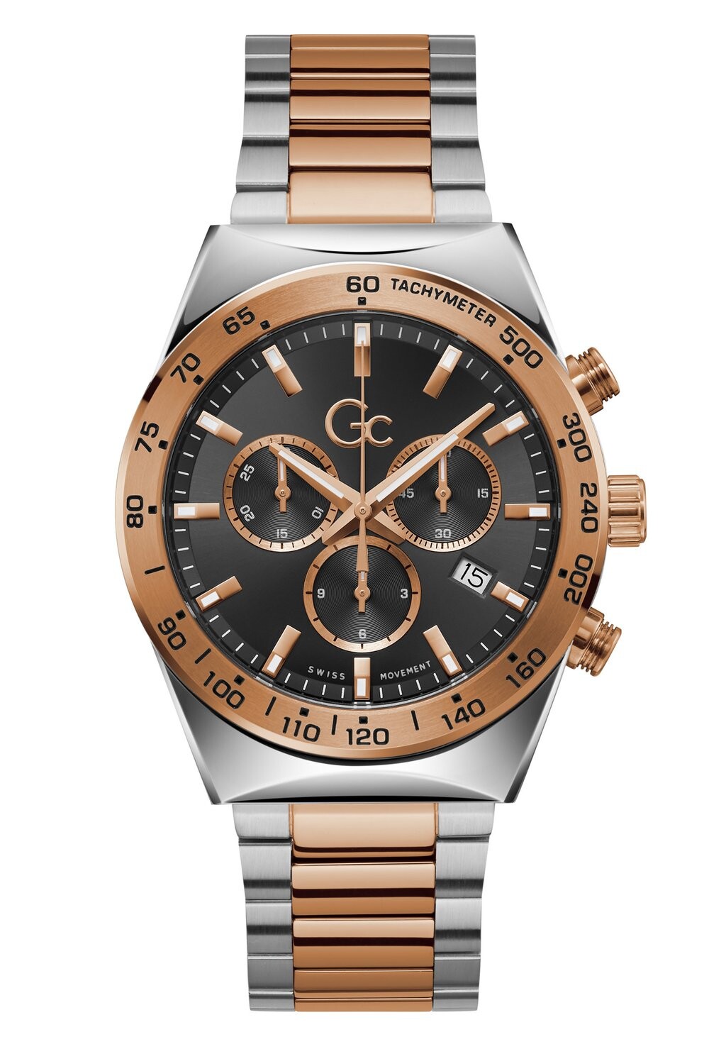

Хронограф Gc Watches, цвет silver rose gold