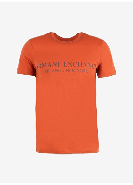 

Мужская футболка с круглым вырезом и принтом Armani Exchange