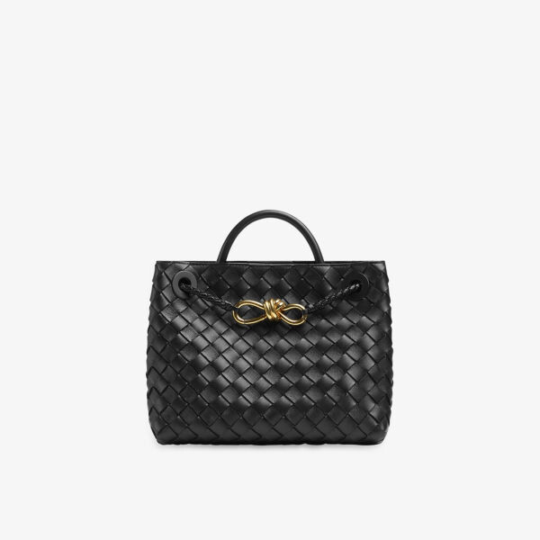 

Кожаная сумка Andiamo с верхней ручкой Bottega Veneta, черный