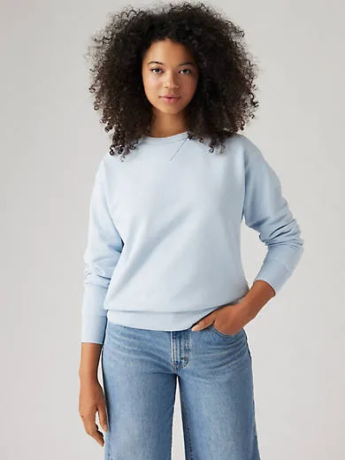 

Толстовка Heritage с круглым вырезом Levi's, синий