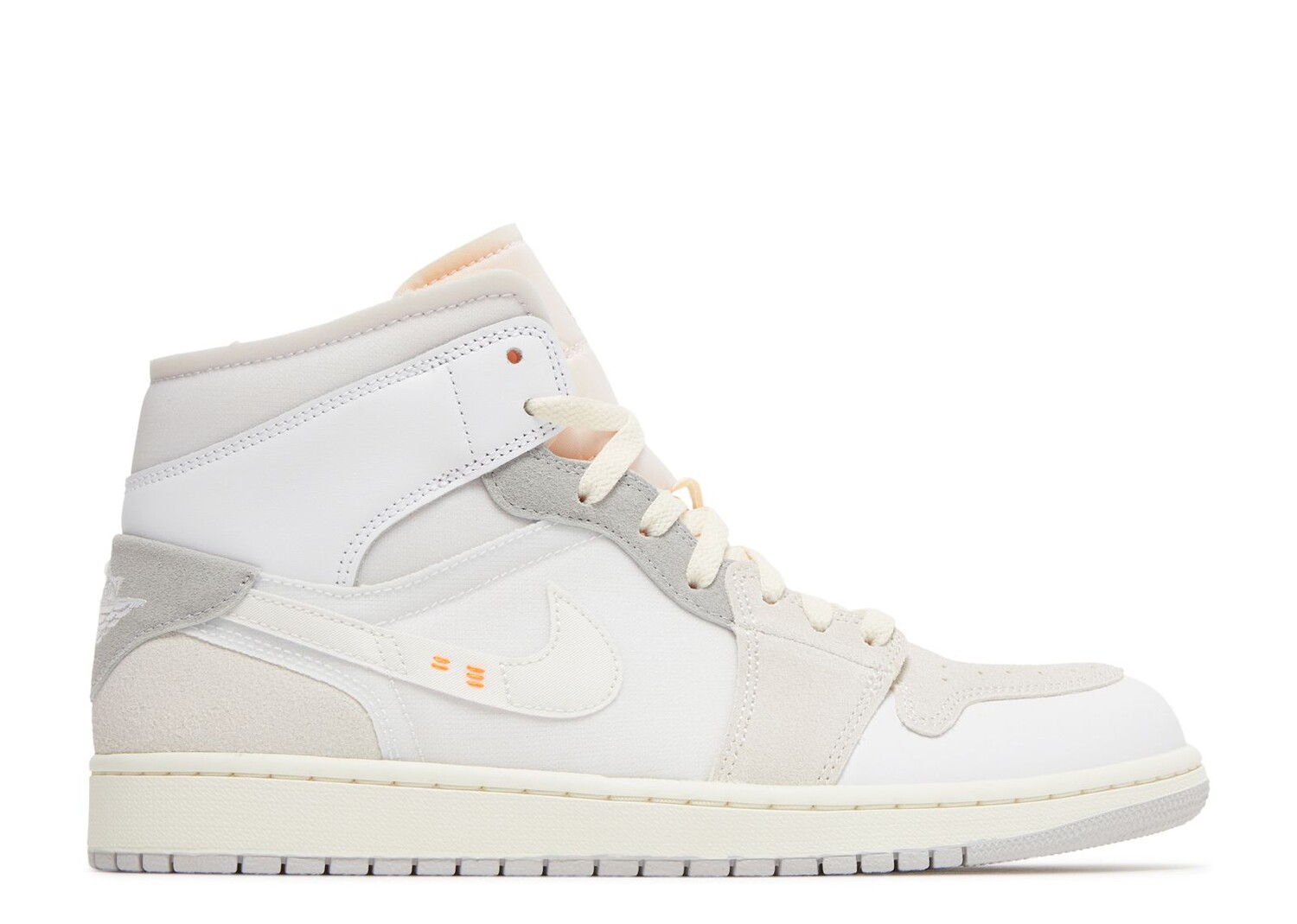 Кроссовки Air Jordan Air Jordan 1 Mid Se 'Inside Out', белый кроссовки air jordan 1 mid se inside out craft inside out white grey 42 5 eu