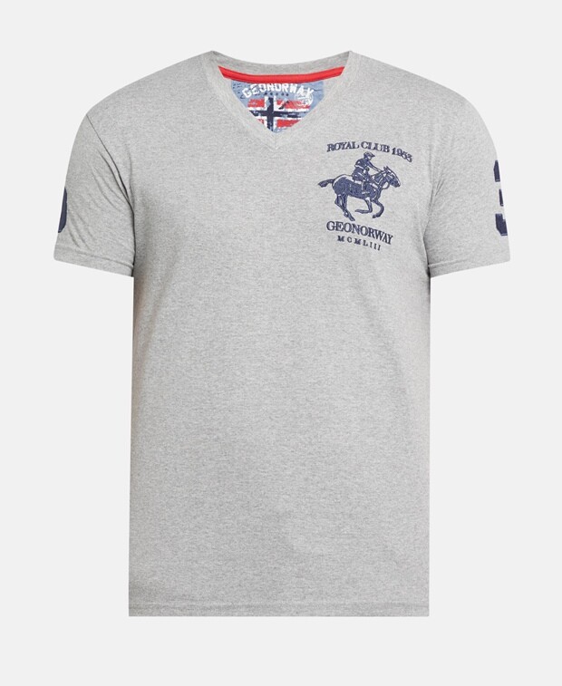 

Футболка Geographical Norway, цвет Medium Grey