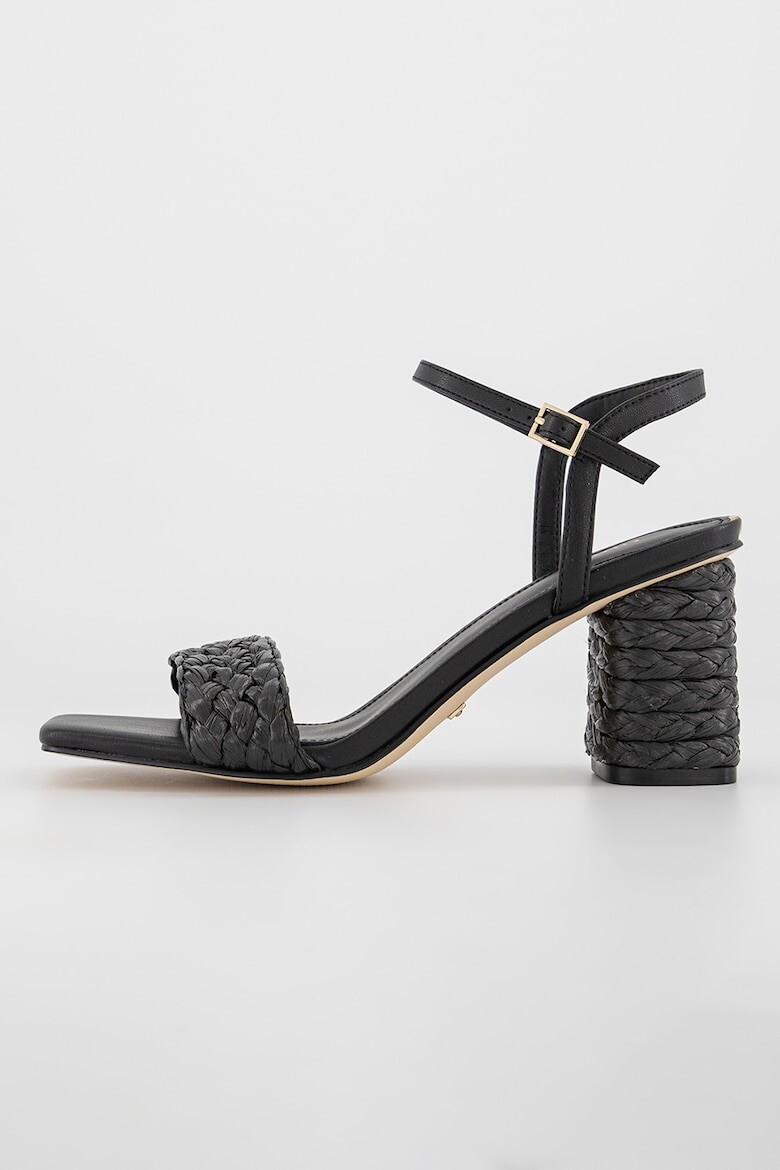 

Сандалии из экокожи на массивном каблуке Guess, черный