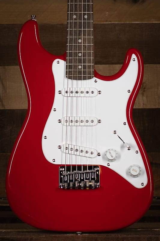 Электрогитара Squier Mini Stratocaster, Laurel FB, Dakota Red