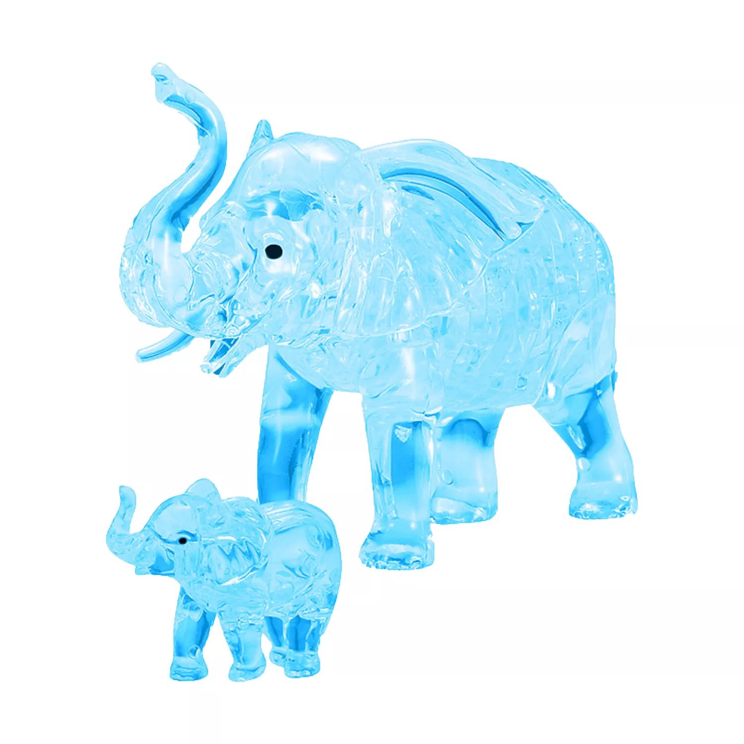 BePuzzled 3D-пазл «Слон и детеныш» со стандартным кристаллом BePuzzled для capricorn ptfe bowden tube xs series 1m и резак для труб для 3d принтера нить 1 75 мм со стандартным и стандартным фитингом