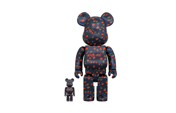 

Be@rbrick MUVEIL Клубничный узор 100% и 400%