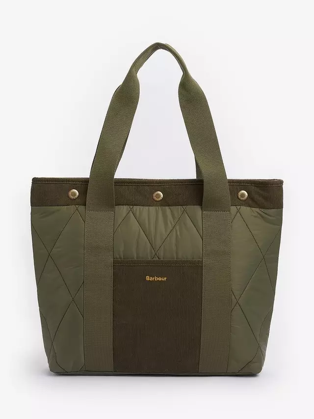 

Сумка тоут Barbour Healy Quilted, оливковый