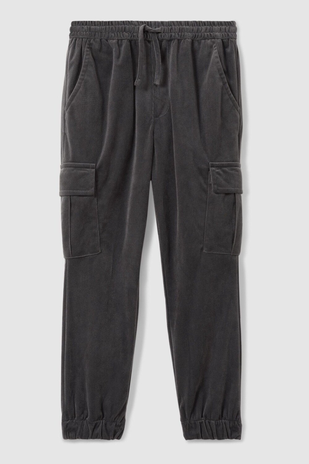 

Брюки Aymos из вельвета с завязками Reiss, серый