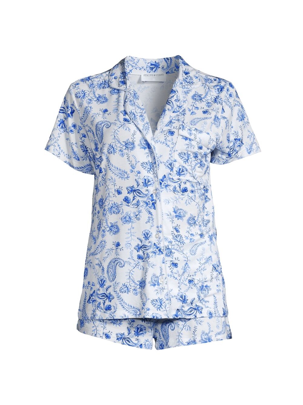

Пижамный комплект Spring Paisley из 2 предметов Stripe & Stare, синий