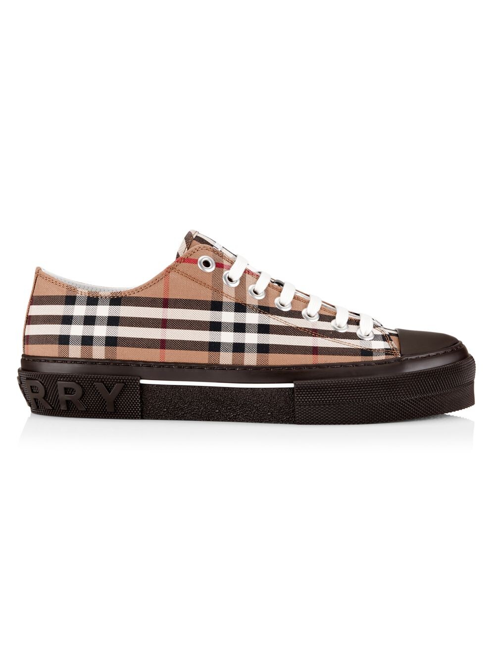 

Низкие кеды в клетку Jack Burberry, коричневый