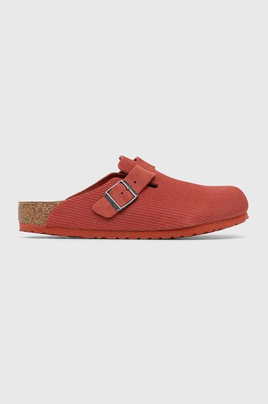 

Вельветовые замшевые тапочки Boston Birkenstock, красный