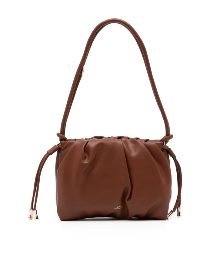 

Сумка через плечо из переработанной кожи A.P.C., коричневый
