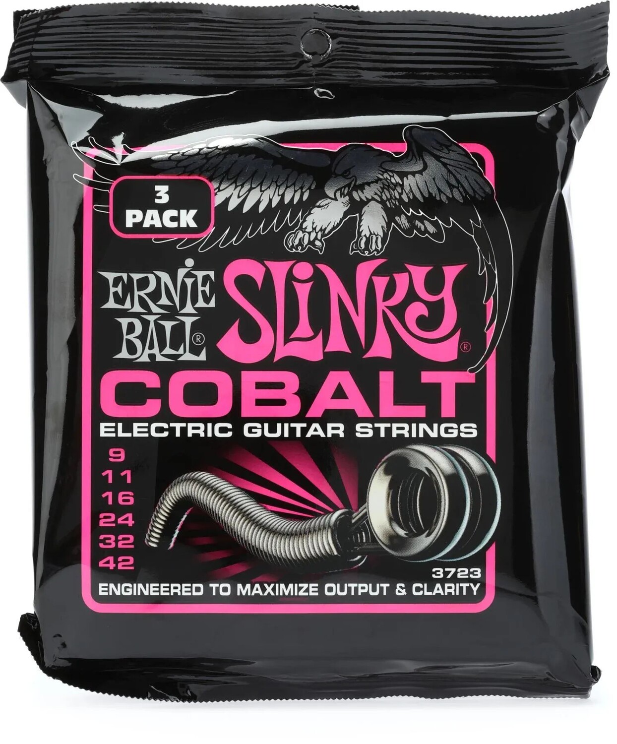 

Струны для электрогитары Ernie Ball 3723 Super Slinky Cobalt — .009-.042 Factory (3 шт.)