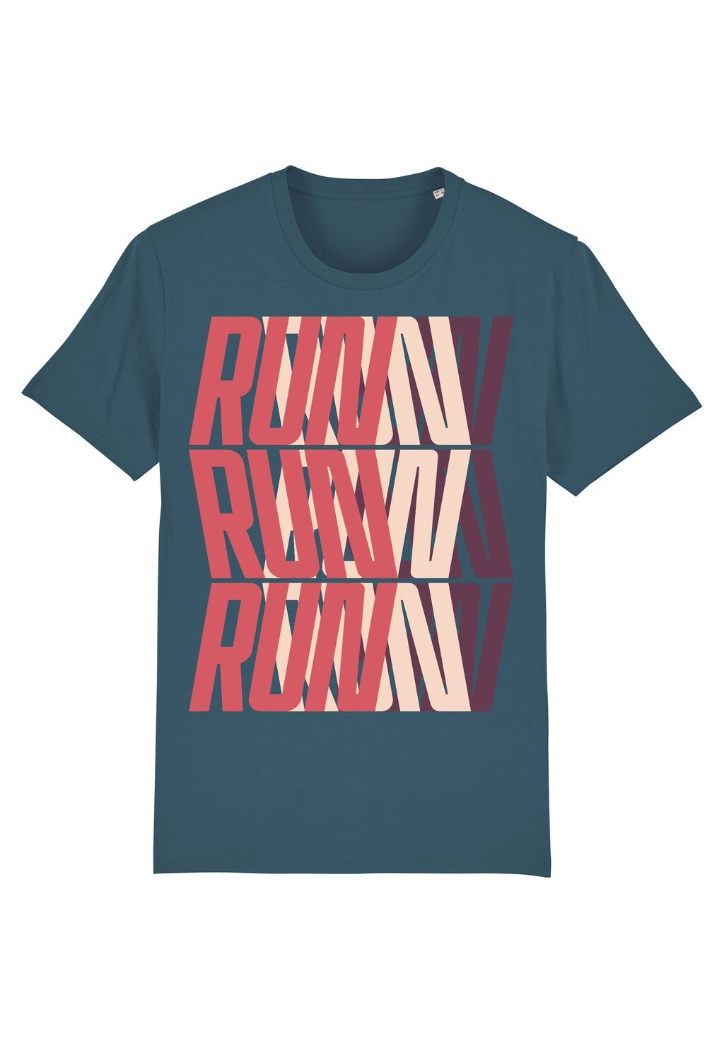 

Футболка с принтом RUNRUNRUN RED Watapparel, цвет stargazer