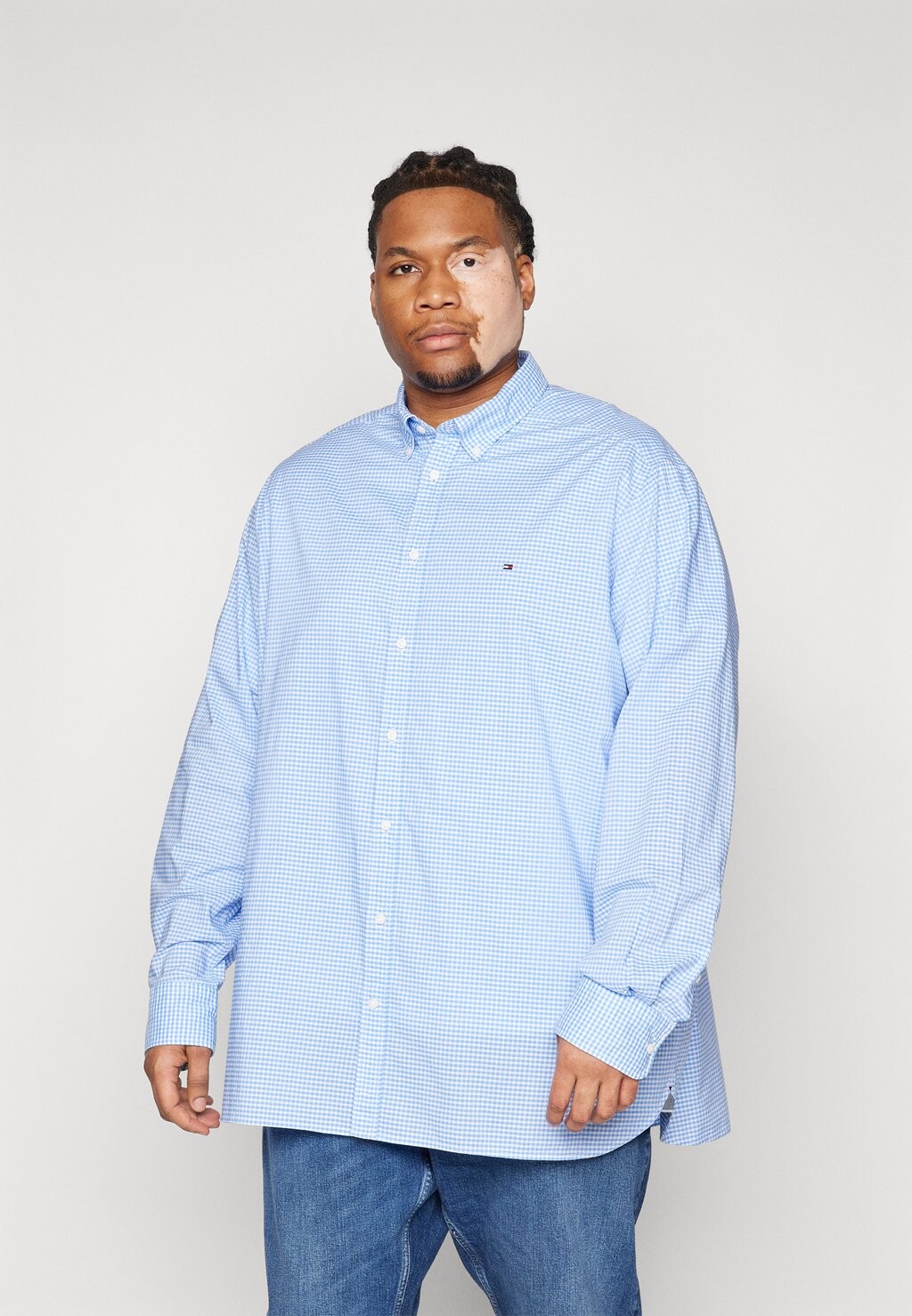 

Рубашка Tommy Hilfiger, цвет blue spell/optic white