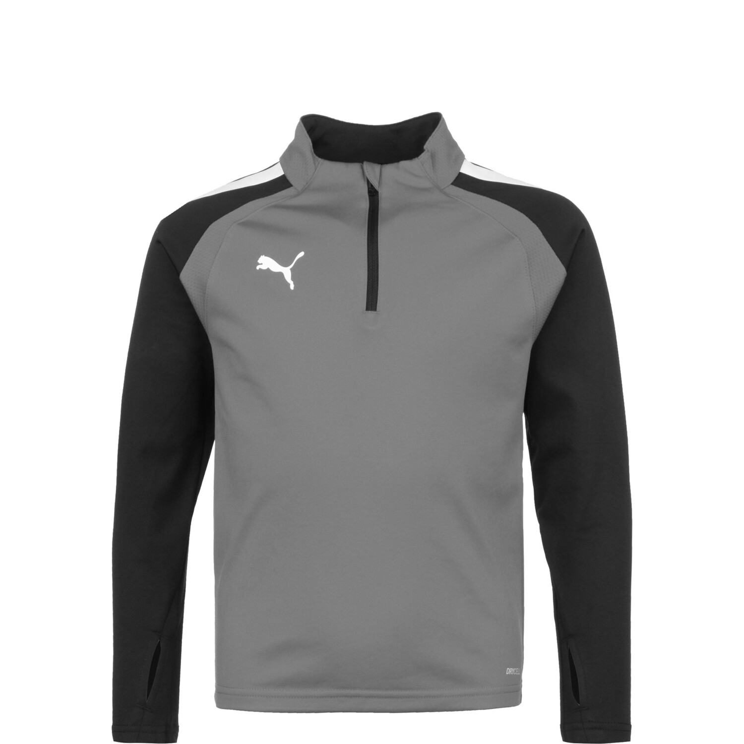 

Толстовка Puma TeamLIGA 1/4 Zip, серо черный