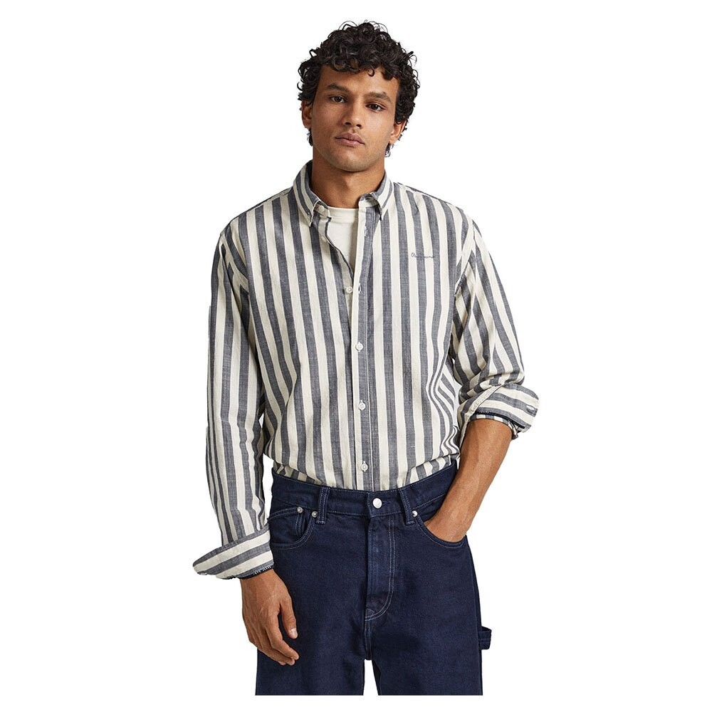 

Рубашка с длинным рукавом Pepe Jeans Crivitz, серый
