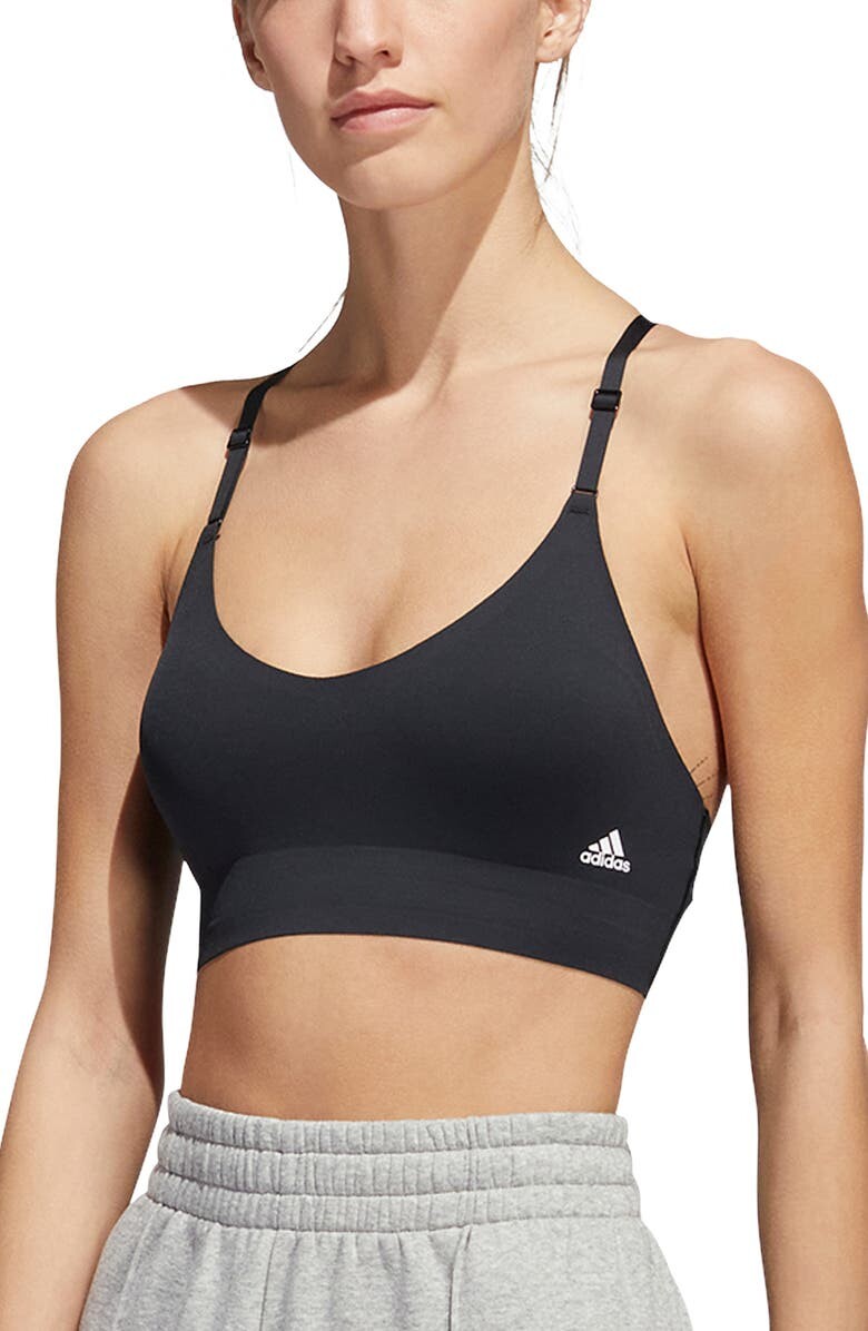 

Бюстгальтер на бретелях с легкой поддержкой PureLounge ADIDAS, черный