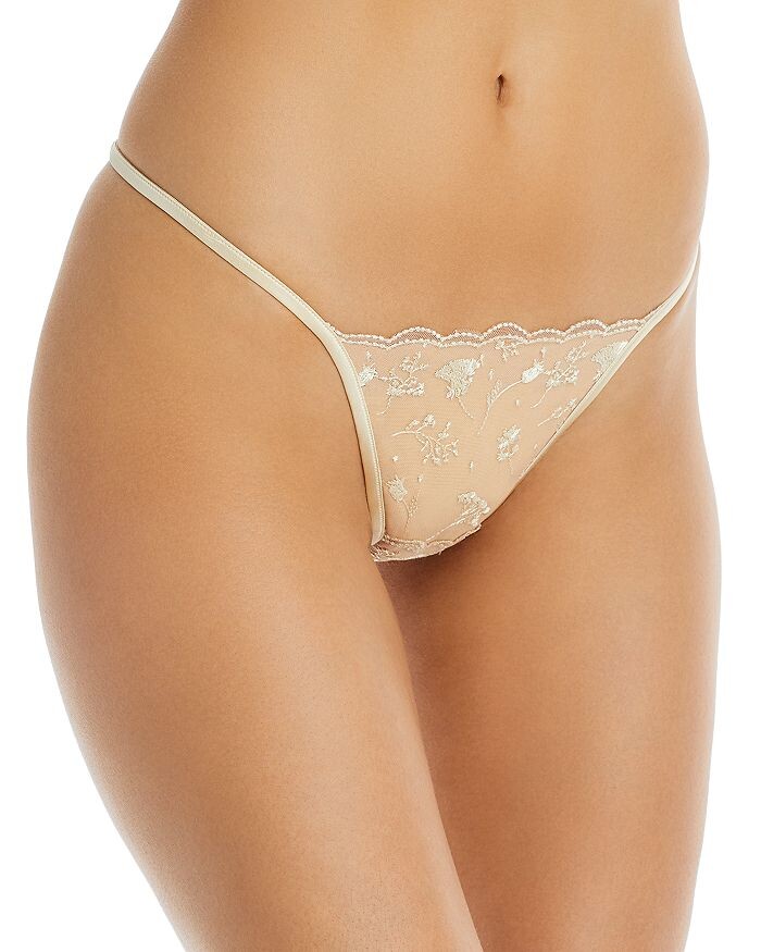 

стринги с цветочной вышивкой La Perla