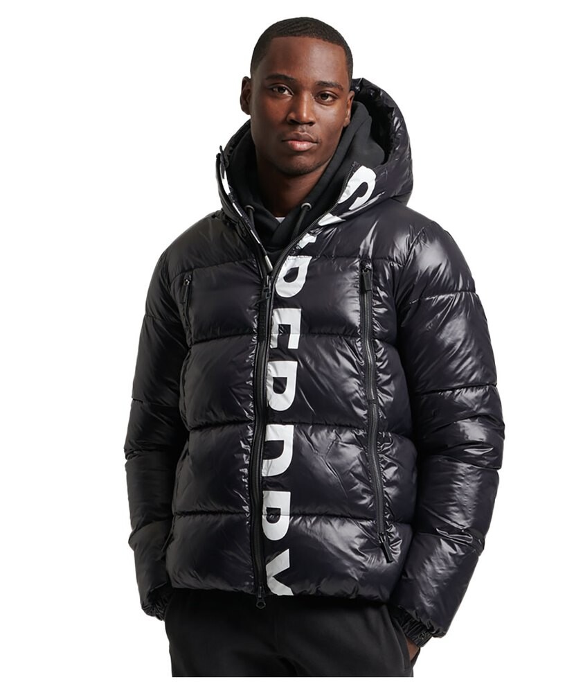 

Куртка Superdry Code Mtn Hooded Alpine, черный