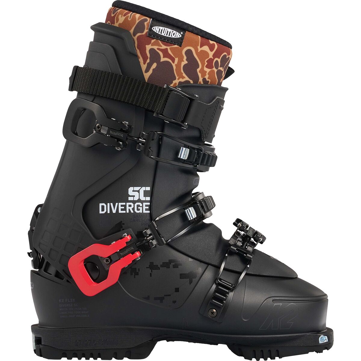 Лыжные ботинки diverge sc — 2023 г. K2, черный