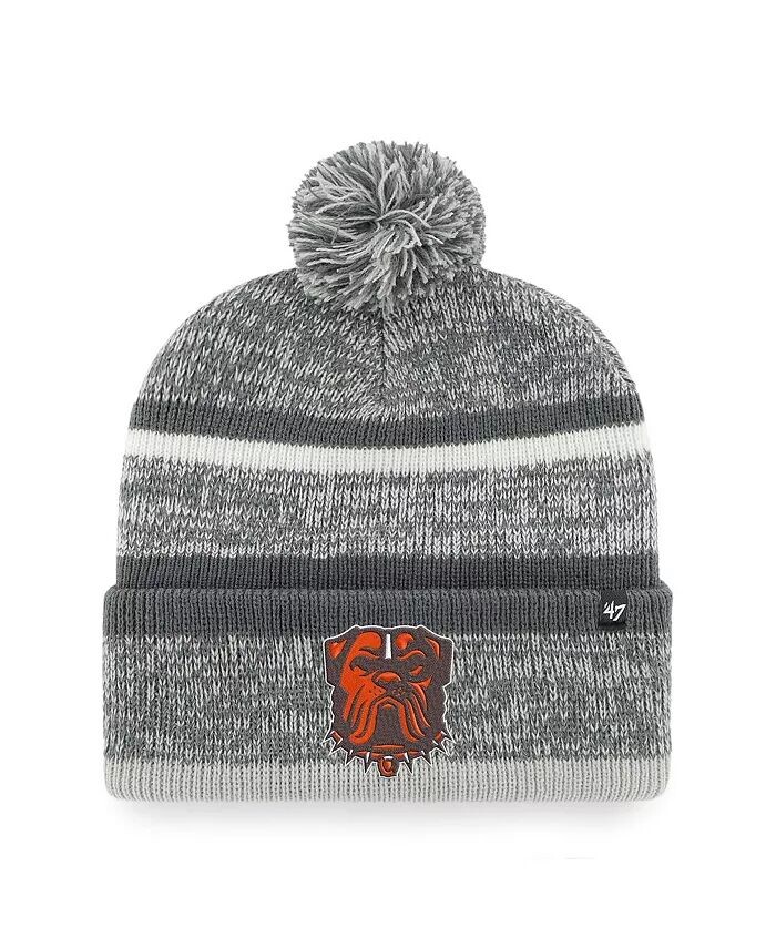 

Мужская темно-серая вязаная шапка Cleveland Browns Northward с манжетами и помпоном '47 Brand, серый