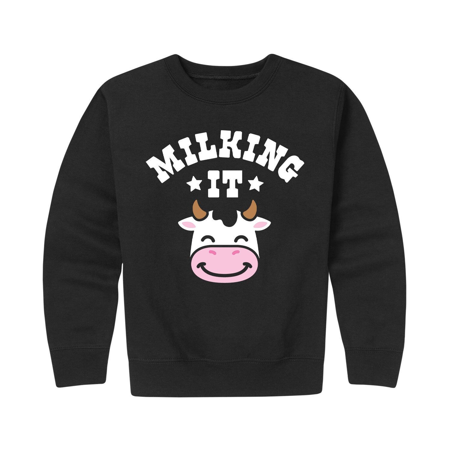 

Флисовая толстовка с рисунком коровы Milking It для мальчиков 8–20 лет Licensed Character