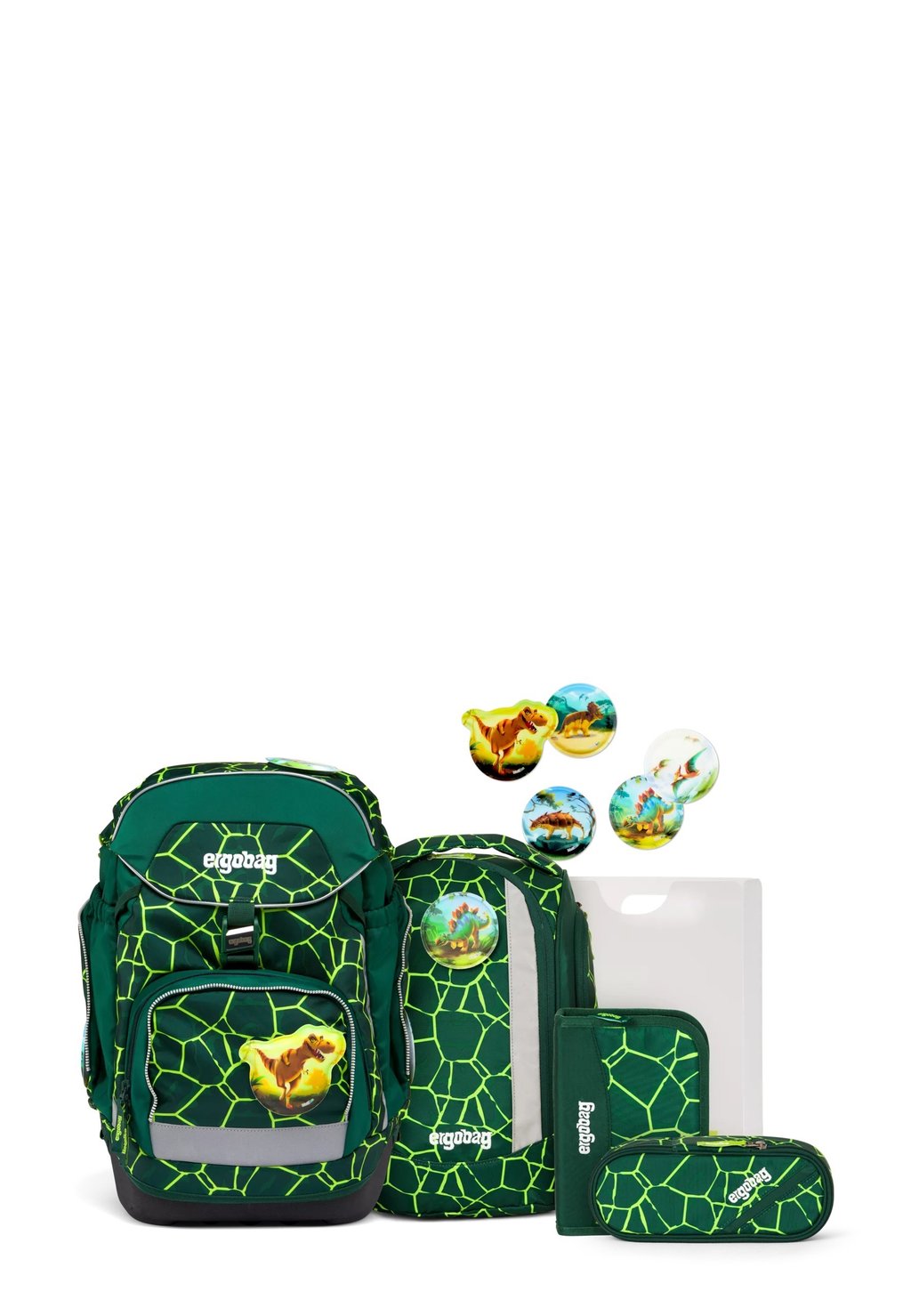 Набор школьных сумок LUMI-EDITION Ergobag, цвет grün