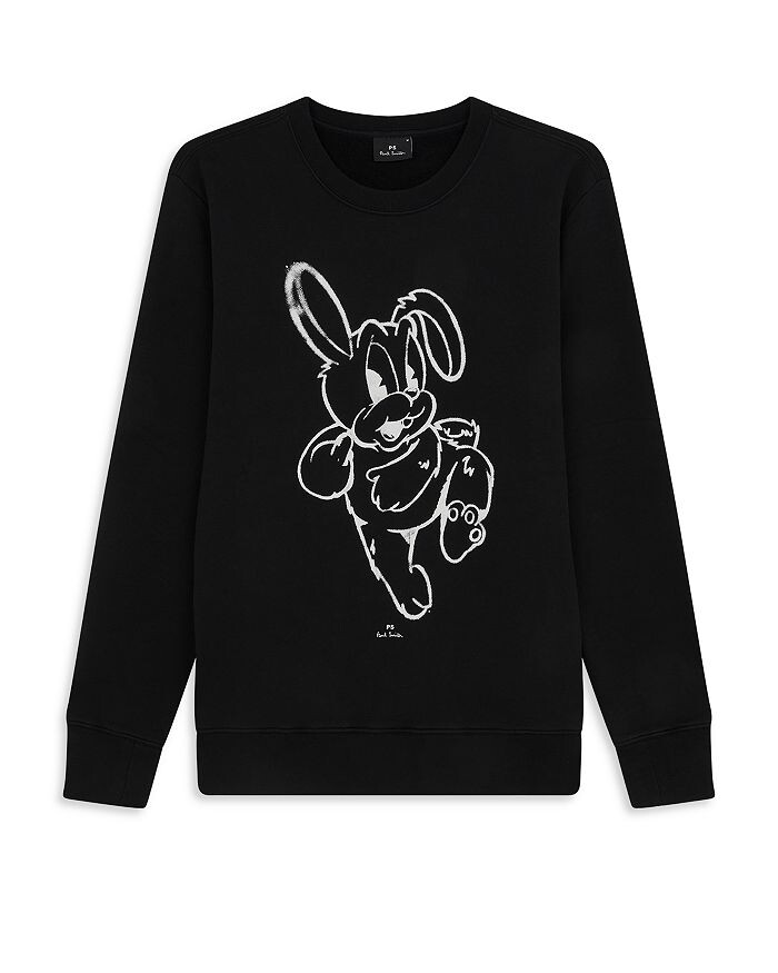 

Толстовка стандартного кроя с рисунком кролика PS Paul Smith