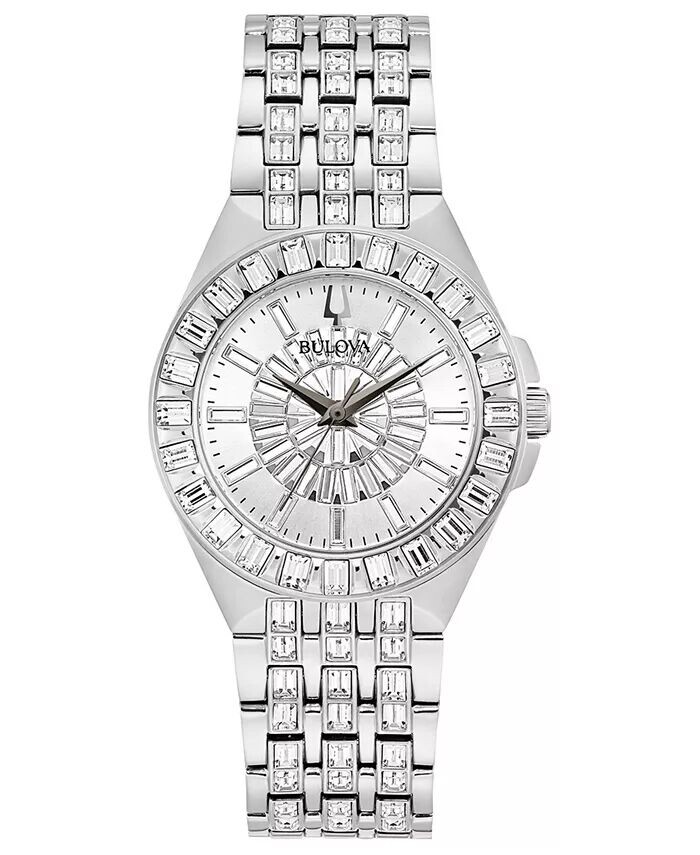 

Женские часы Phantom с браслетом из нержавеющей стали, 32 мм Bulova, серебро