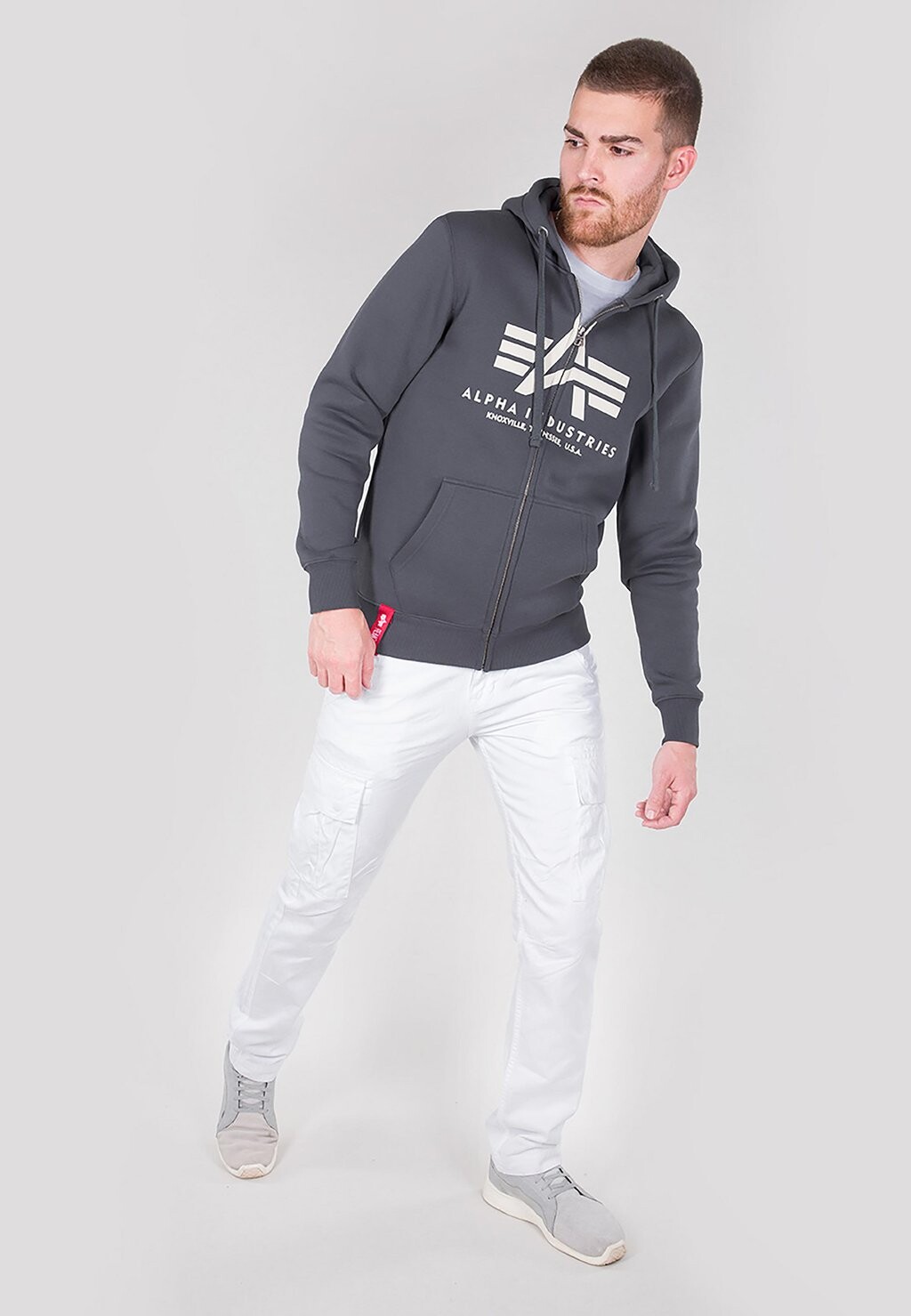 

Толстовка на молнии Alpha Industries