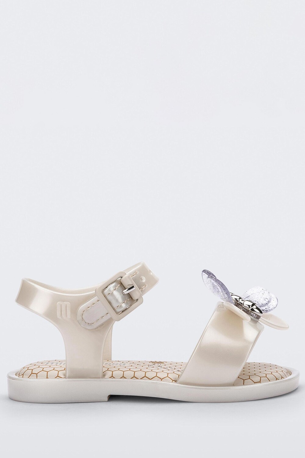 

Белые жемчужные босоножки от Mar Bugs Mini Melissa, белый