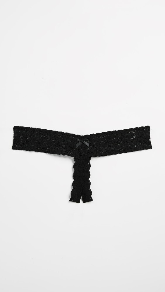 

Стринги Hanky Panky After Midnight Open Gusset Low Rise, черный