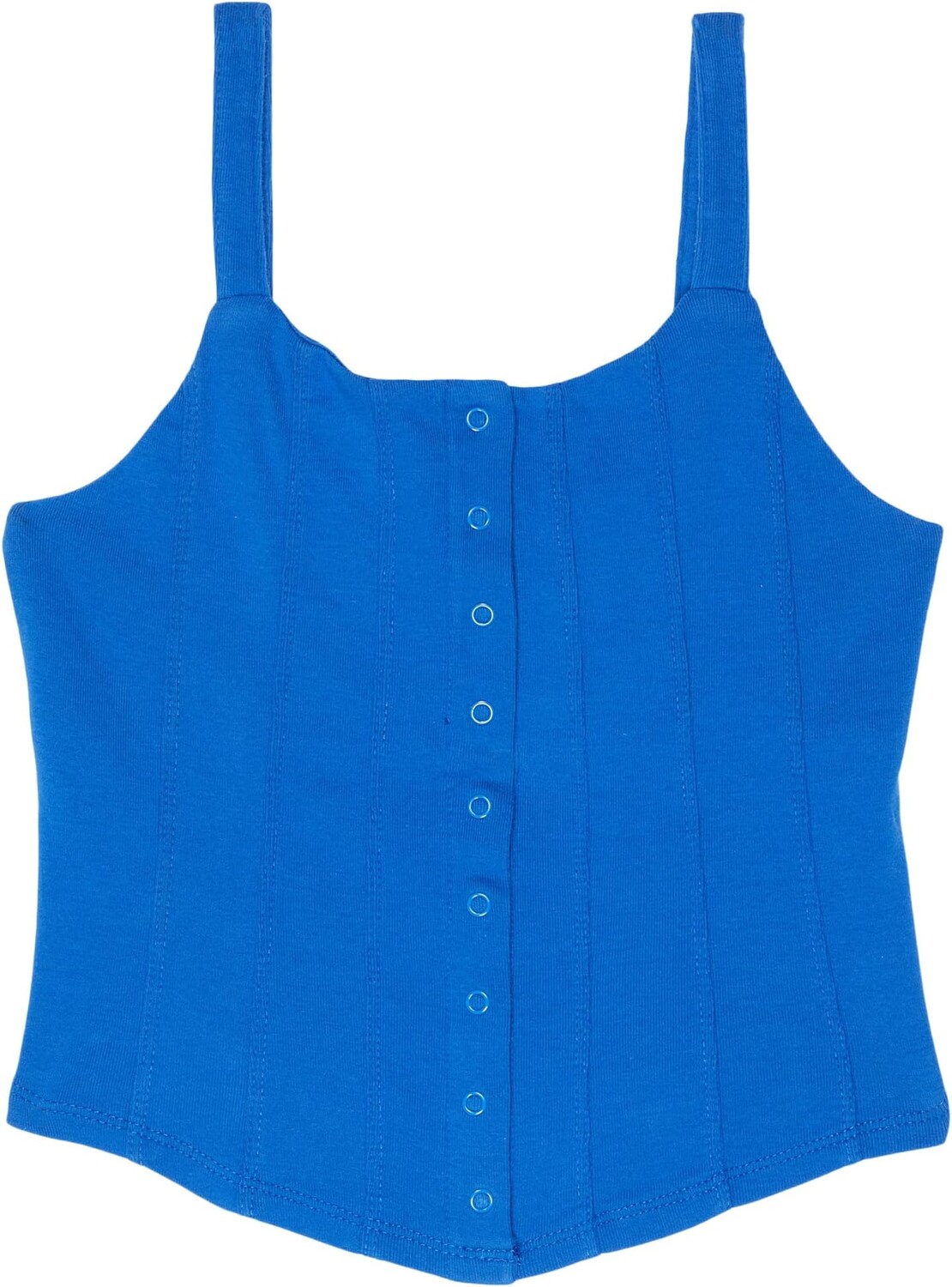 

Топ TRUCE Snap Front Crop Top, синий