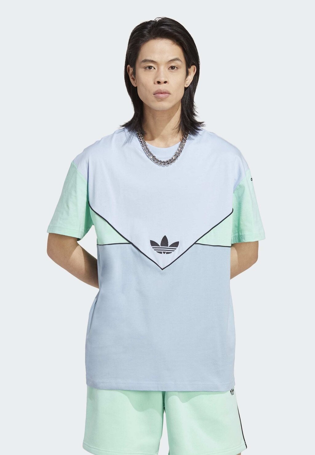 

Футболка с принтом adidas Originals, Серый