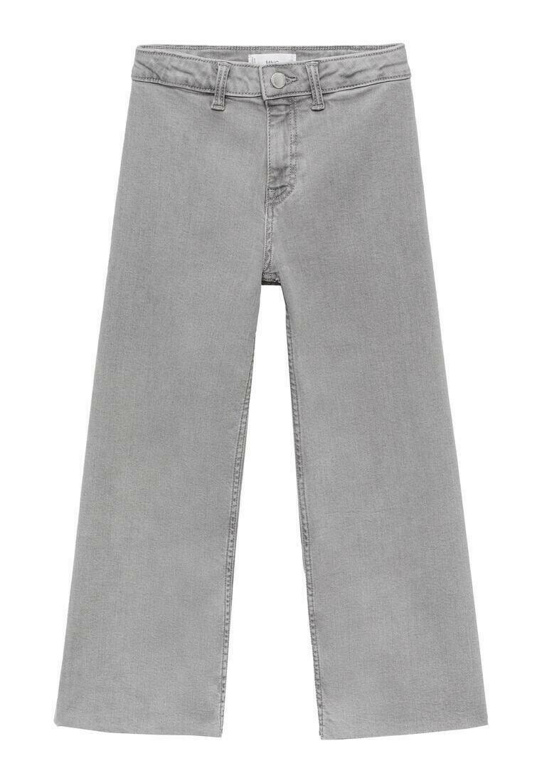 

Прямые джинсы Mango Kids, серый деним