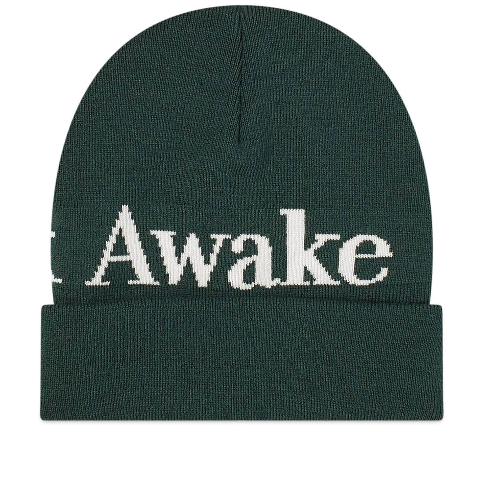 Шапка Awake Ny Serif Logo, цвет Forrest