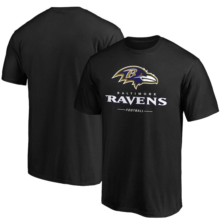 

Футболка с коротким рукавом Fanatics Branded Baltimore Ravens, черный