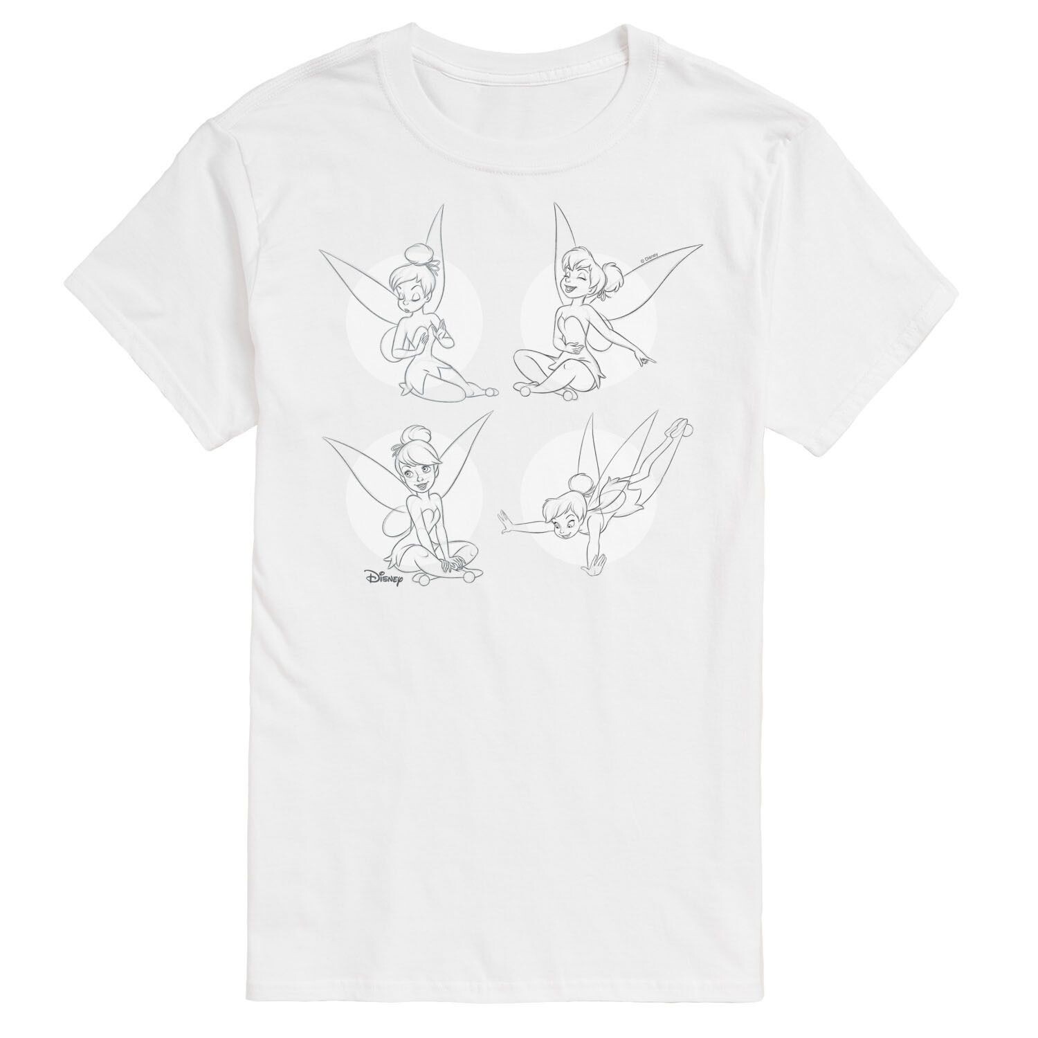 

Футболка Disney's Tinker Bell Big & Tall Pose Grid с рисунком License