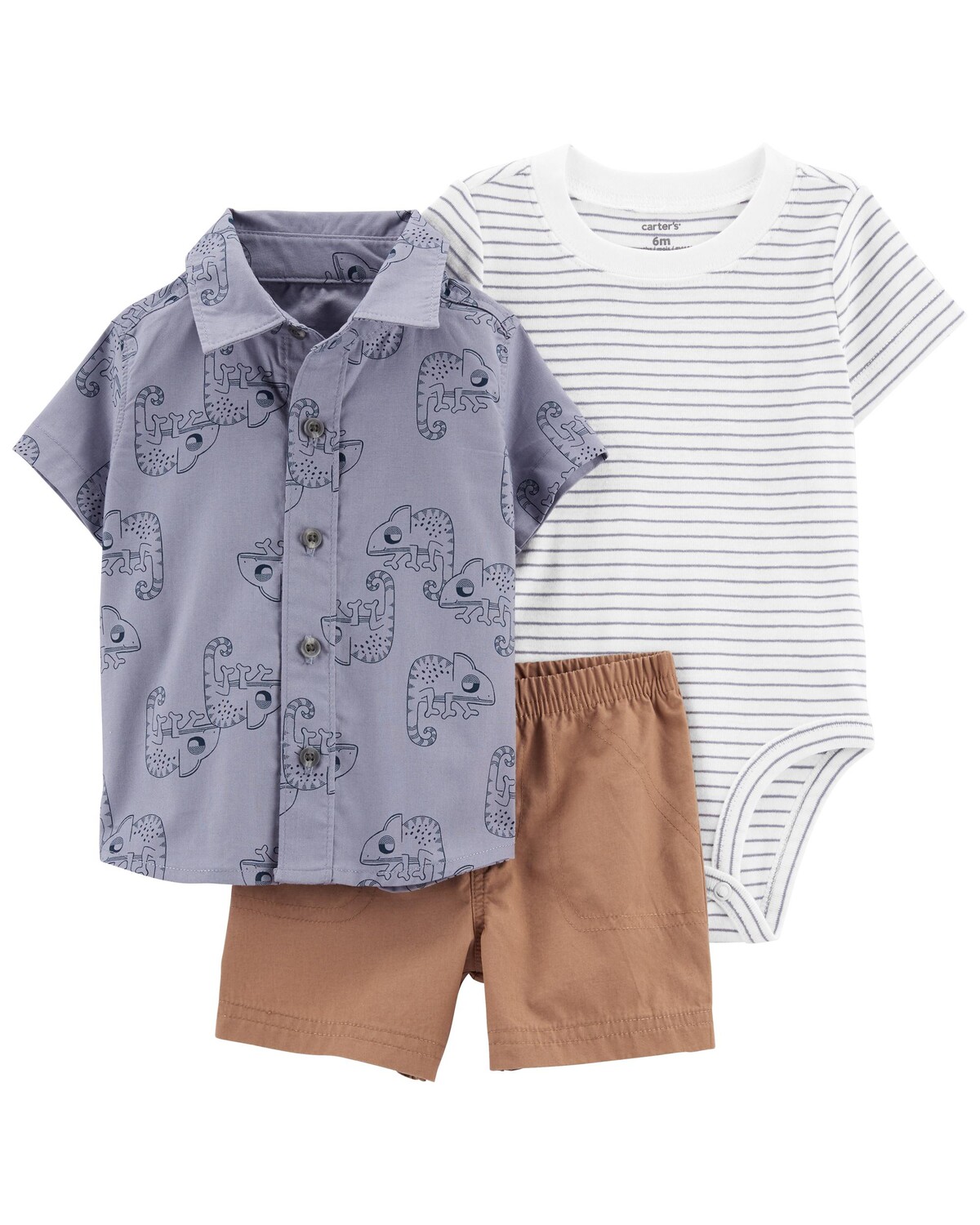 

Детский комплект из 3 предметов Chameleon Little Short Carter's, синий