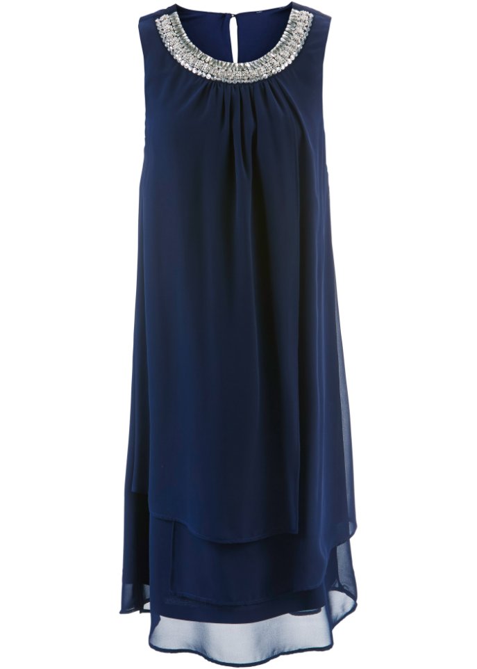 Премиальное платье с аппликацией Bpc Selection, синий