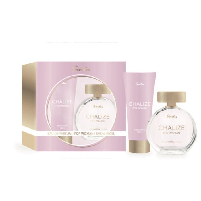 Женская туалетная вода Chalize For Woman Eau de Parfum Sentio, EDT 100 ml + Gel 100 ml vince camuto for woman eau de parfum