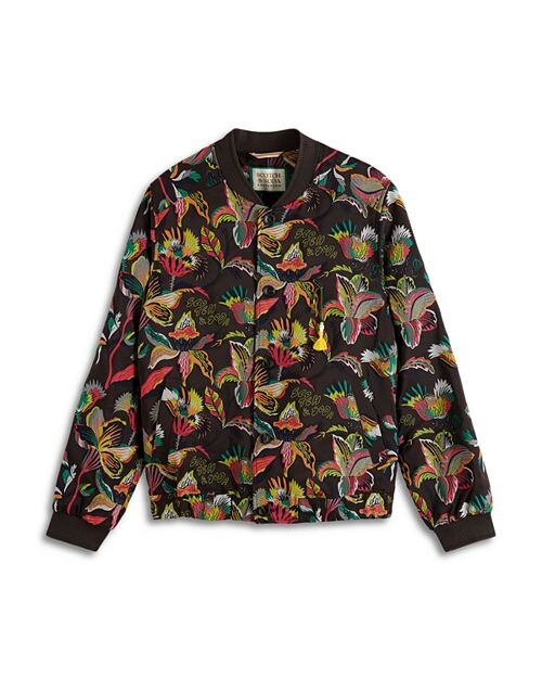 

Жаккардовый бомбер Scotch & Soda, цвет Multi