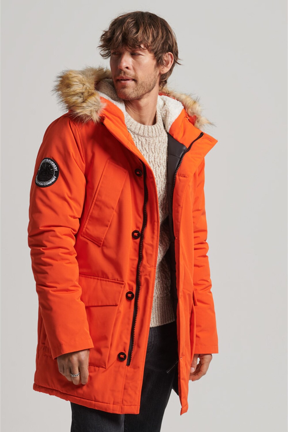 

Парка Everest Superdry, оранжевый