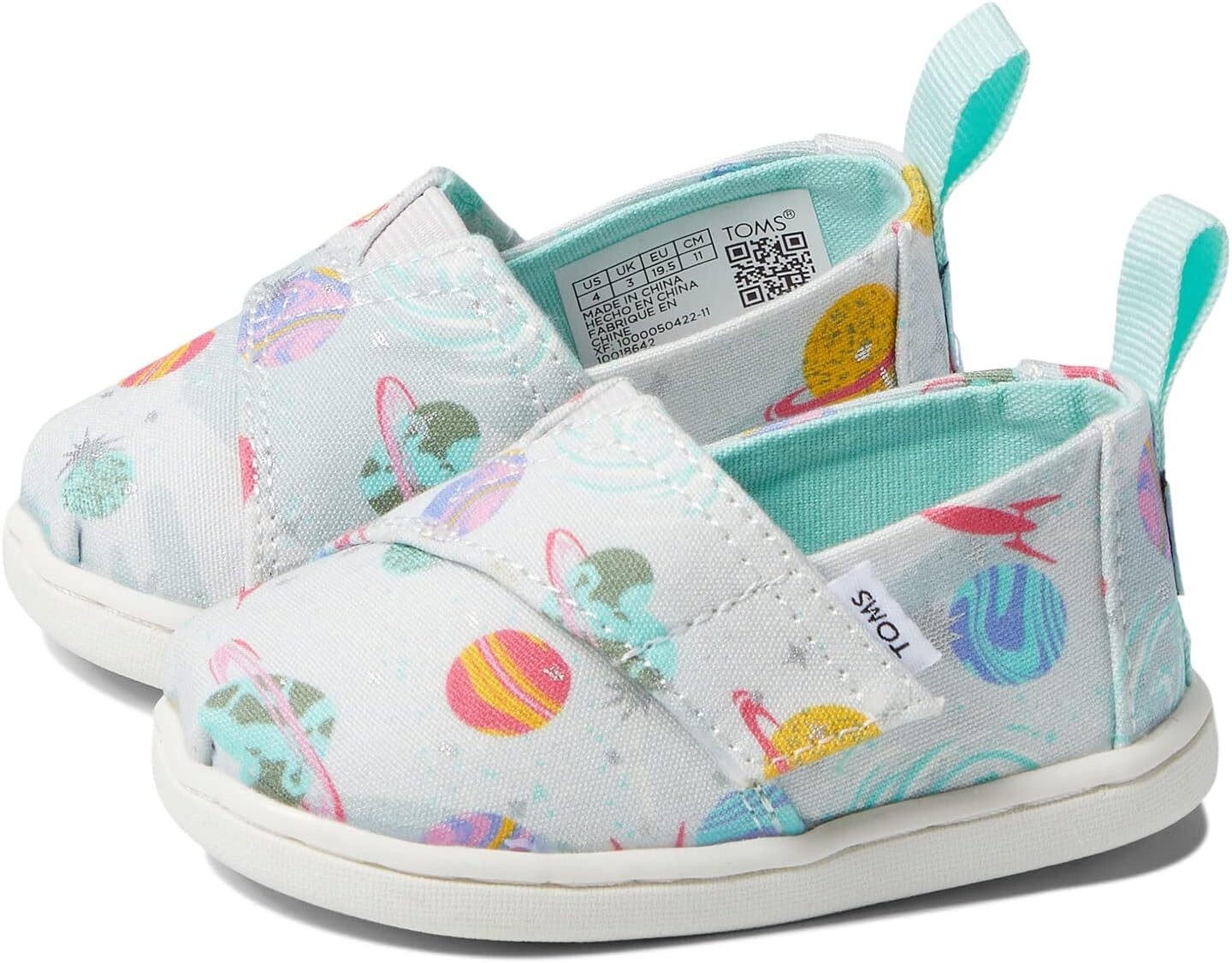

Лоферы Tiny Foil Cosmic Galaxy Print Alpargata TOMS, цвет Cloudy Grey