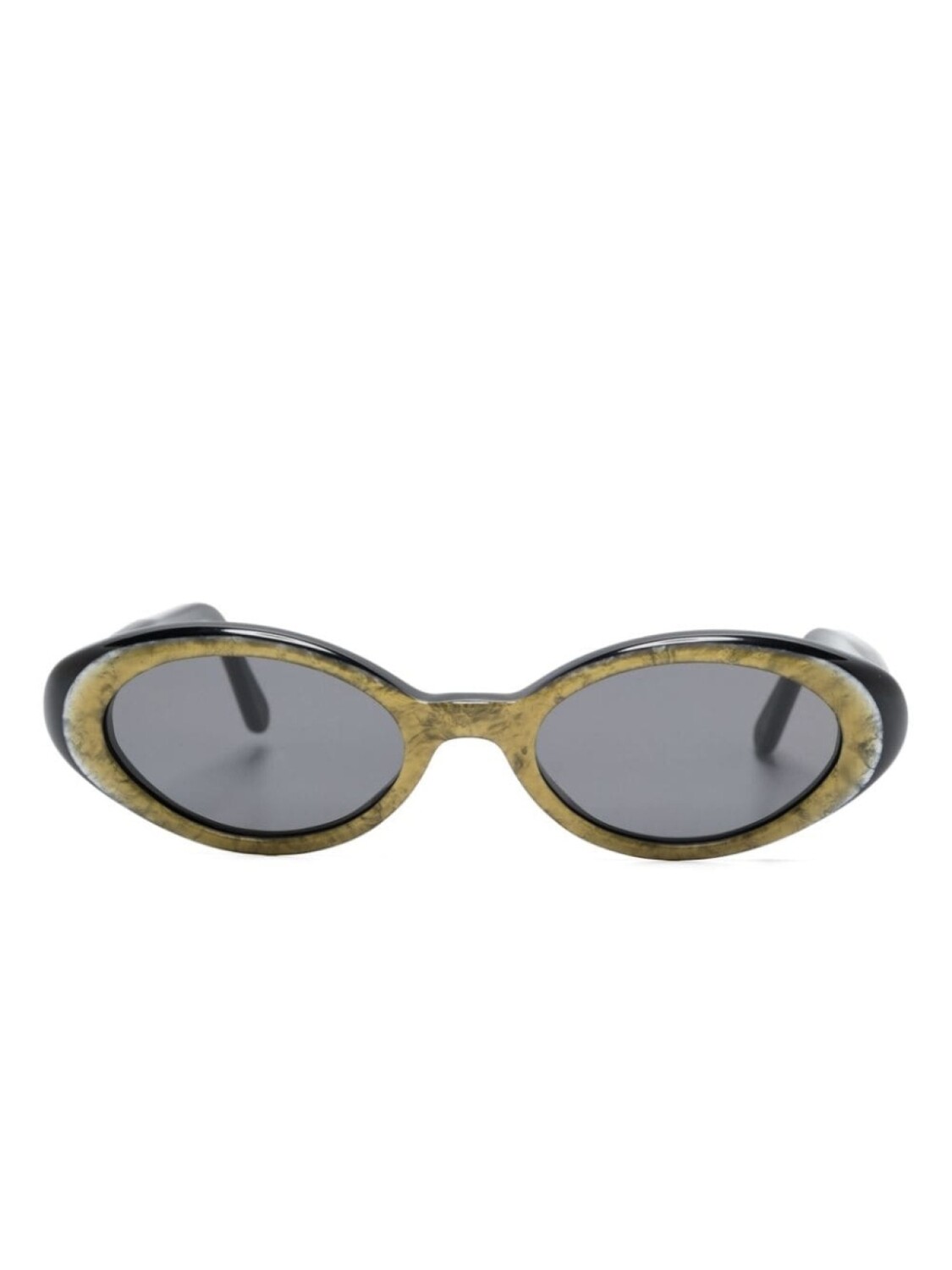 

Sestini Eyewear солнцезащитные очки Tredici в овальной оправе, черный