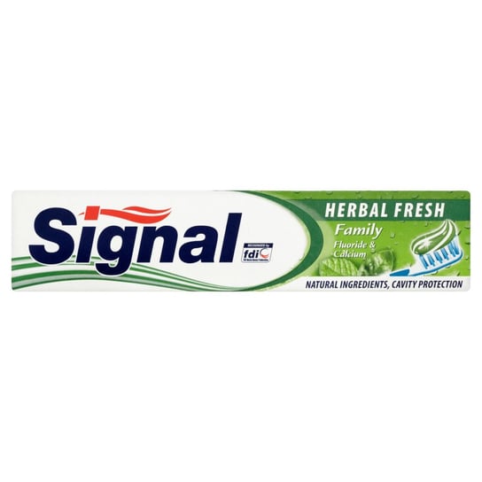 Зубная паста, 75 мл Signal Herbal, Fresh Family