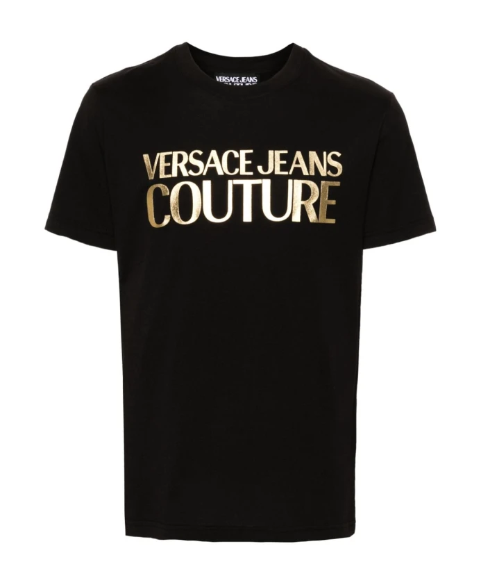 

Футболка с логотипом Versace Jeans Couture, черный