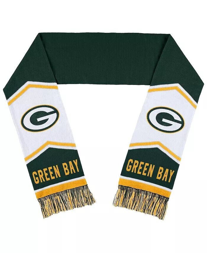 

Женский шарф в жаккардовую полоску Green Bay Packers Wear By Erin Andrews, зеленый