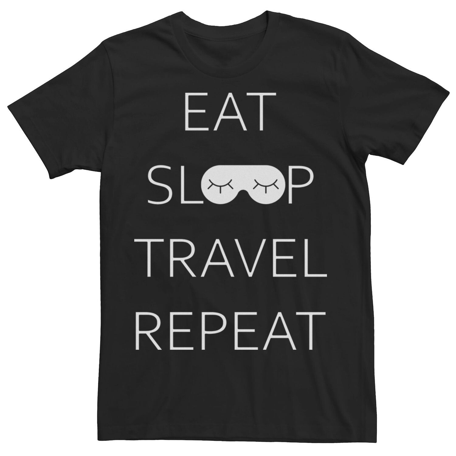 

Футболка бойфренда для юниоров «Eat Sleep Travel Repeat»